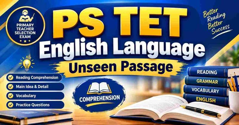Primary Teacher Selection Examination English Language Comprehension and Poem Practice Questions